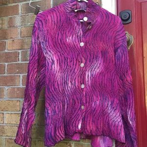 Sally Ryan fiber artist hand dyed silk